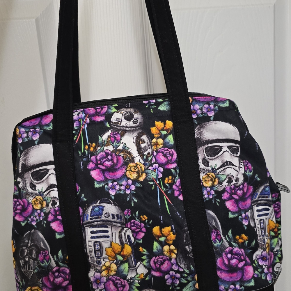 Floral Black Star Wars Bag